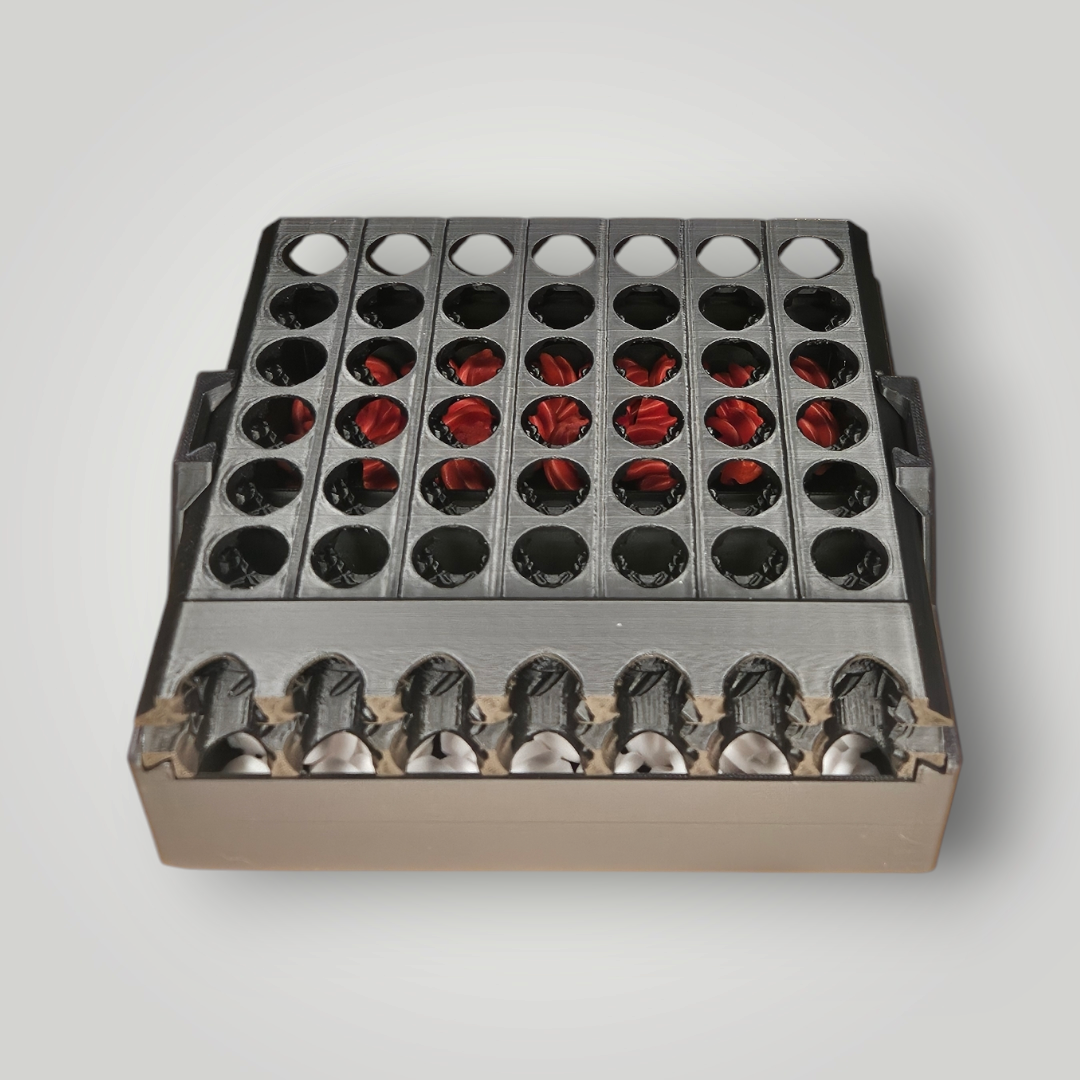 4-in-a-Row Strategy Game - A Modern 3D-Printed Twist
