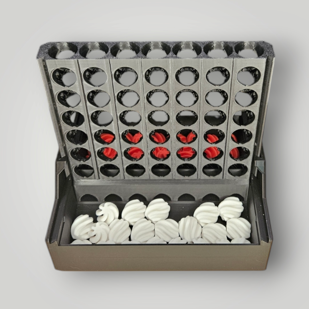 4-in-a-Row Strategy Game - A Modern 3D-Printed Twist