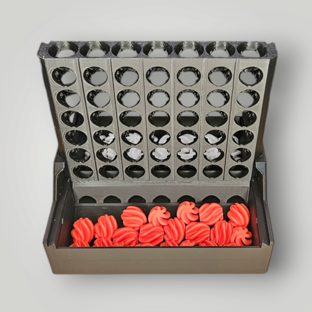 4-in-a-Row Strategy Game - A Modern 3D-Printed Twist