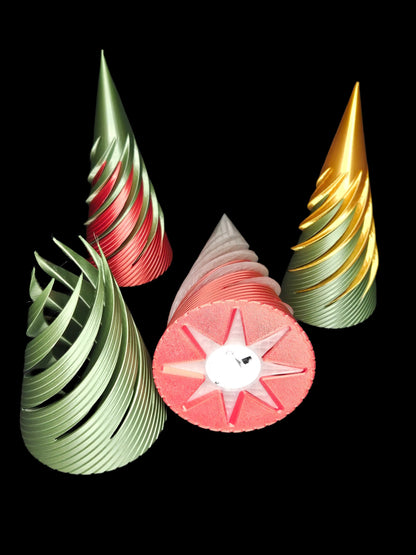 Lighted Infinity Christmas Tree
