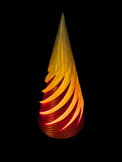 Lighted Infinity Christmas Tree