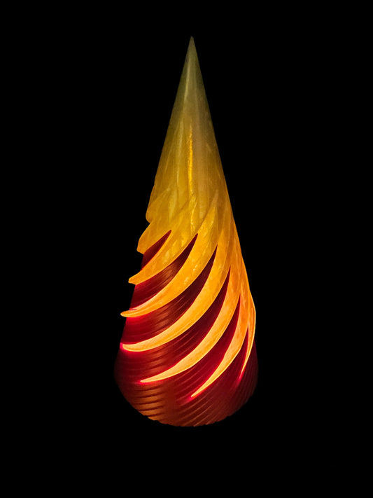 Lighted Infinity Christmas Tree