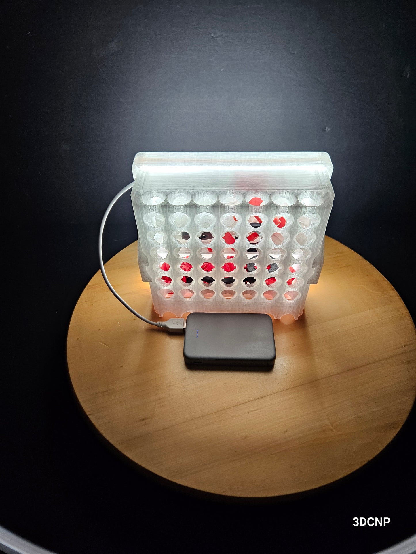 Tac-Toe and Four in a Row Light-Up Game