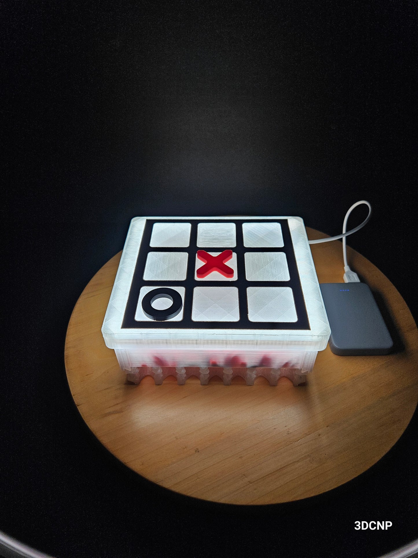 Tac-Toe and Four in a Row Light-Up Game