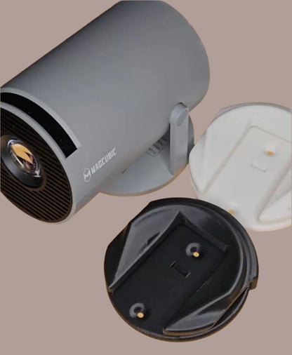 HY300 & Magcubic L018 ("The Beast") Projector Wall or Ceiling Mounts with Embedded Bubble Level, Remote Holder & Mounting Hardware