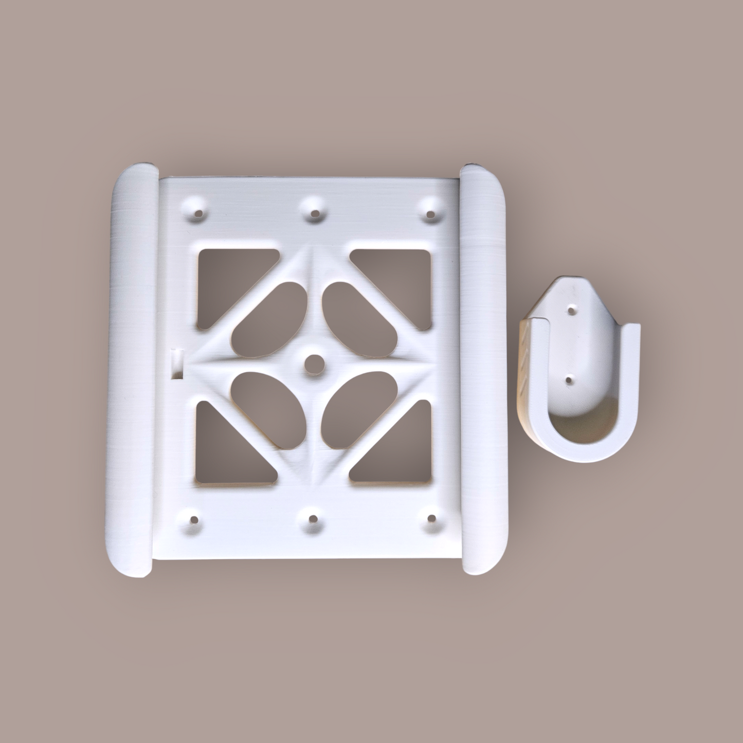 HY300 & Magcubic L018 ("The Beast") Projector Wall or Ceiling Mounts with Embedded Bubble Level, Remote Holder & Mounting Hardware