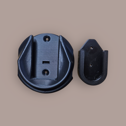 HY300 & Magcubic L018 ("The Beast") Projector Wall or Ceiling Mounts with Embedded Bubble Level, Remote Holder & Mounting Hardware