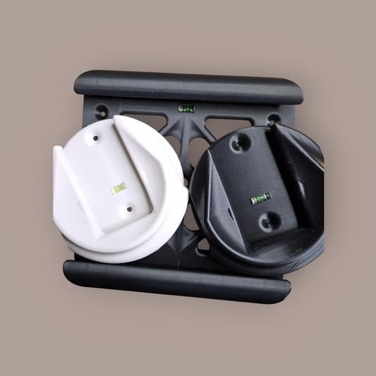 HY300 & Magcubic L018 ("The Beast") Projector Wall or Ceiling Mounts with Embedded Bubble Level, Remote Holder & Mounting Hardware